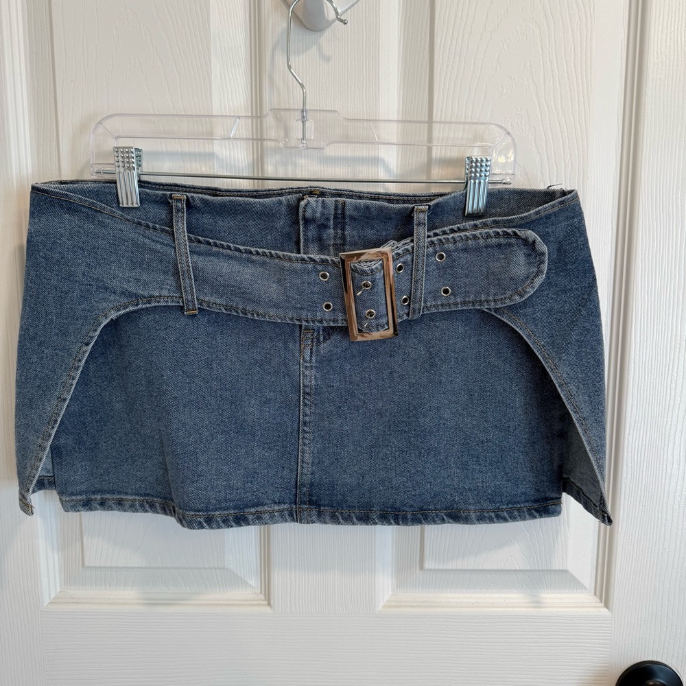 Fashion Nova Jean mini skirt
